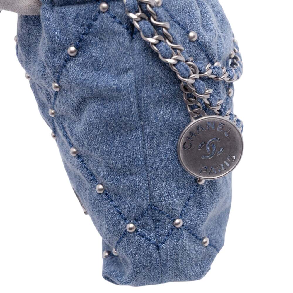 Chanel 22 Chain Hobo Quilted Studded #260401C47B - Picture 7 of 9